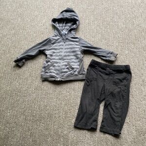 Splendid Kids Gray Matching Set 12-18 months